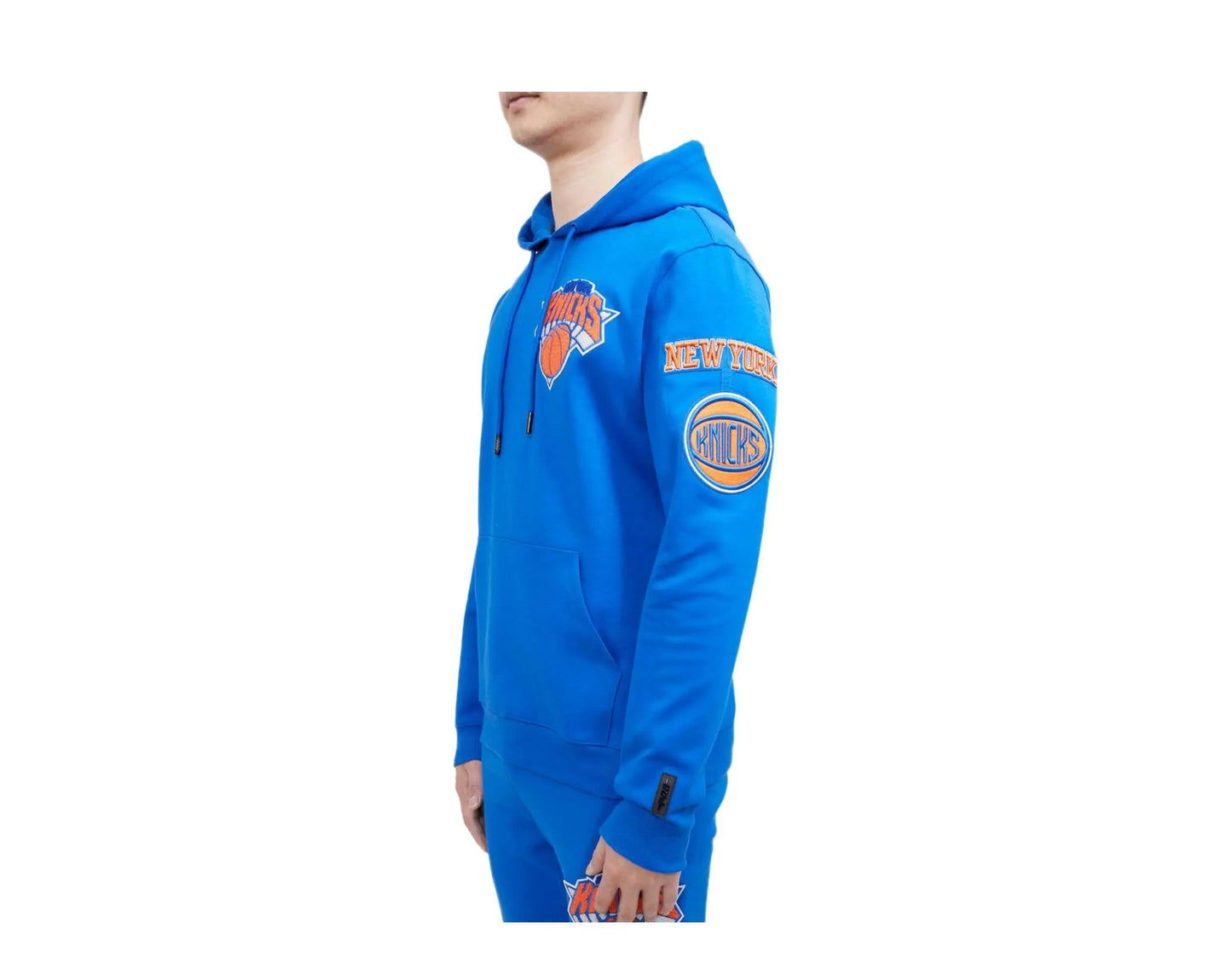 Pro Standard New York Knicks Classic Chenille Men Hoodie Royal Blue