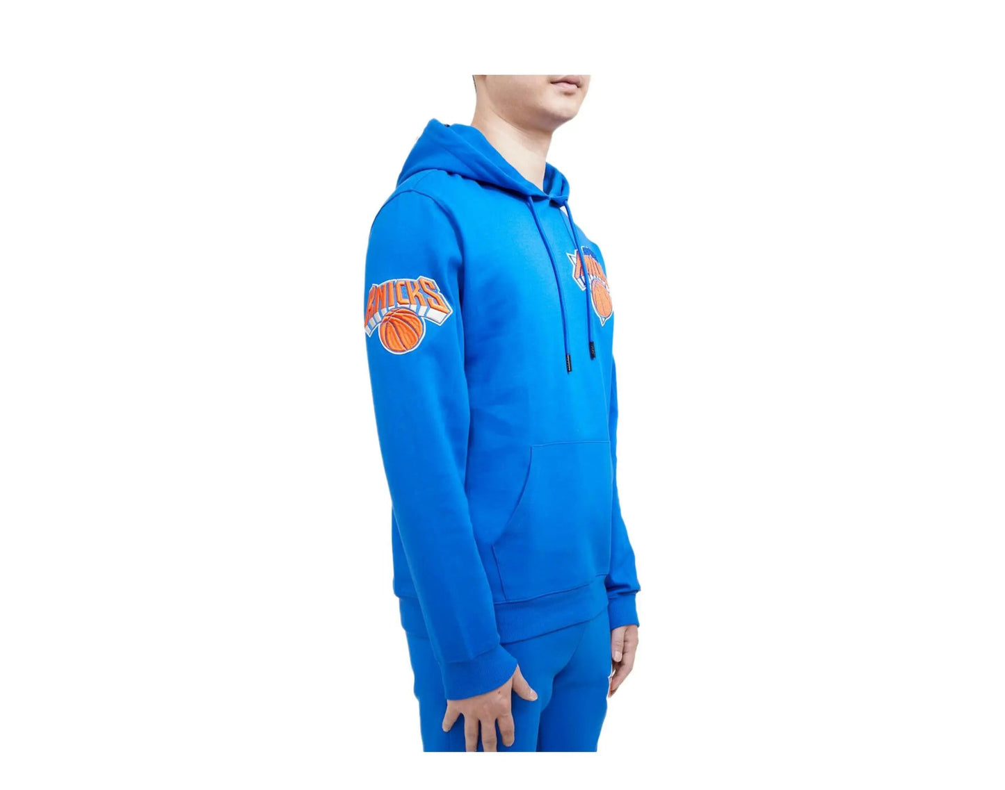 Pro Standard New York Knicks Classic Chenille Men Hoodie Royal Blue