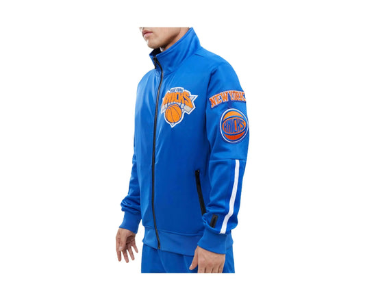 Pro Standard New York Knicks Men Track Jacket Royal Blue
