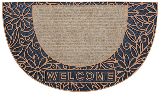 16''x28'' Half Moon Door Mat - 2 Colors!