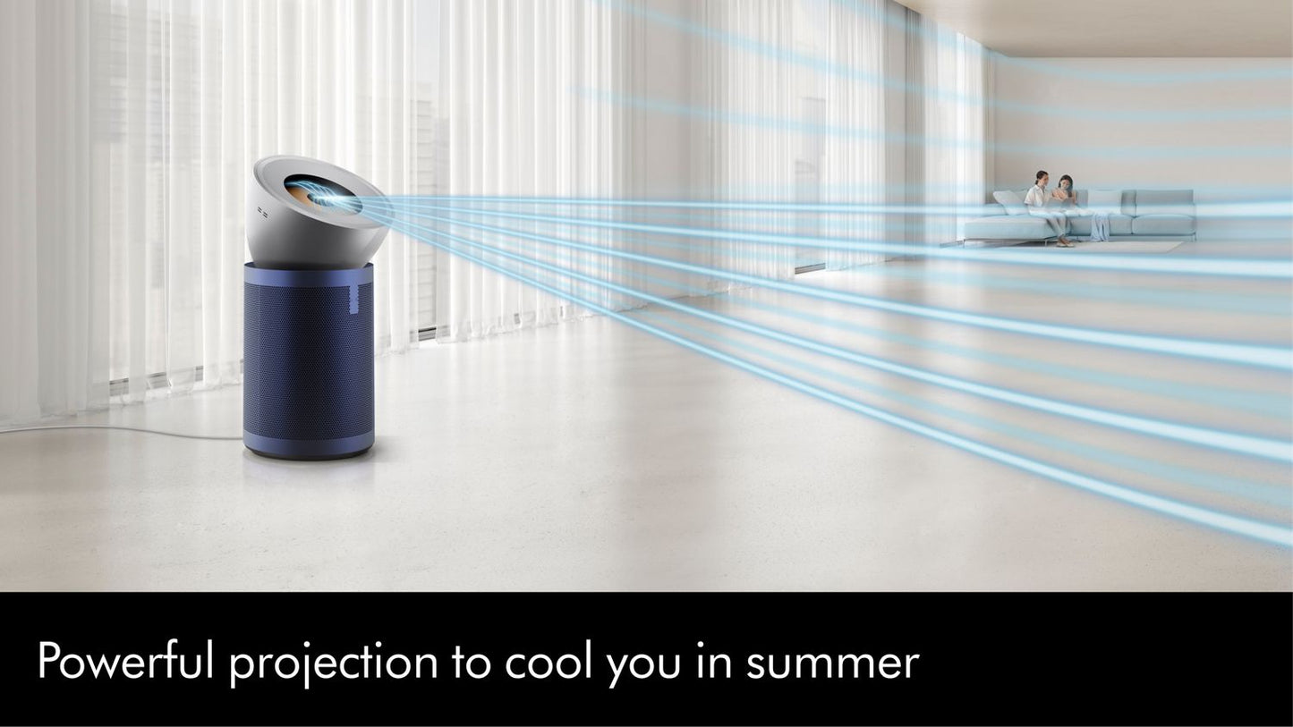 Dyson Air Purifier Cool Big+quiet Formaldehyde Bp03 Tower in Bright Nickel/prussian Blue