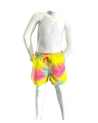 Marina West Tie Back One Piece Swimsuit (F1701) - Multi Palms