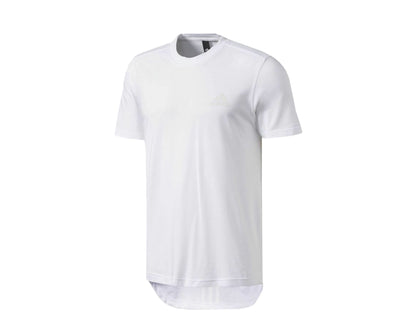adidas Essentials Droptail 3-Stripes Men's T-Shirt — White