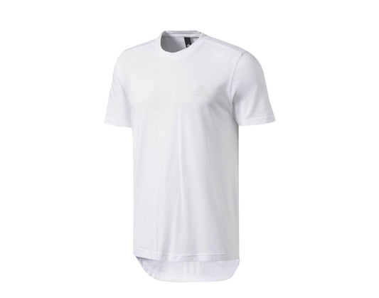 adidas Essentials Droptail 3-Stripes Men's T-Shirt — White