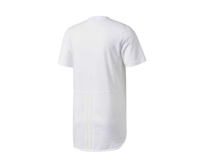 adidas Essentials Droptail 3-Stripes Men's T-Shirt — White