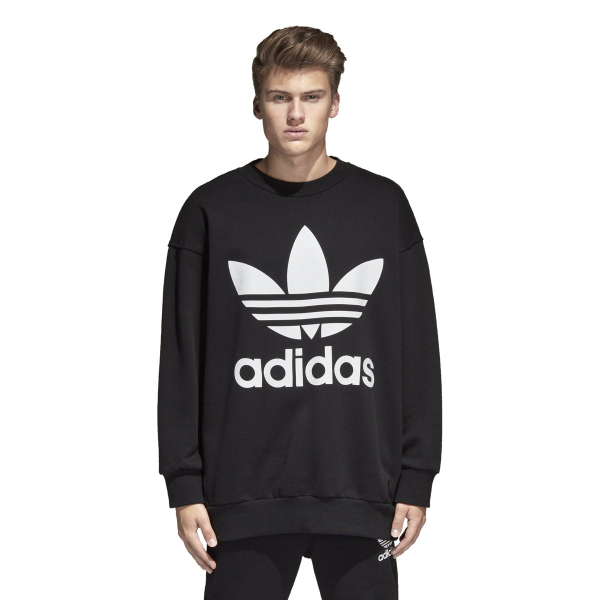 adidas Men's Adicolor Trefoil Crewneck
