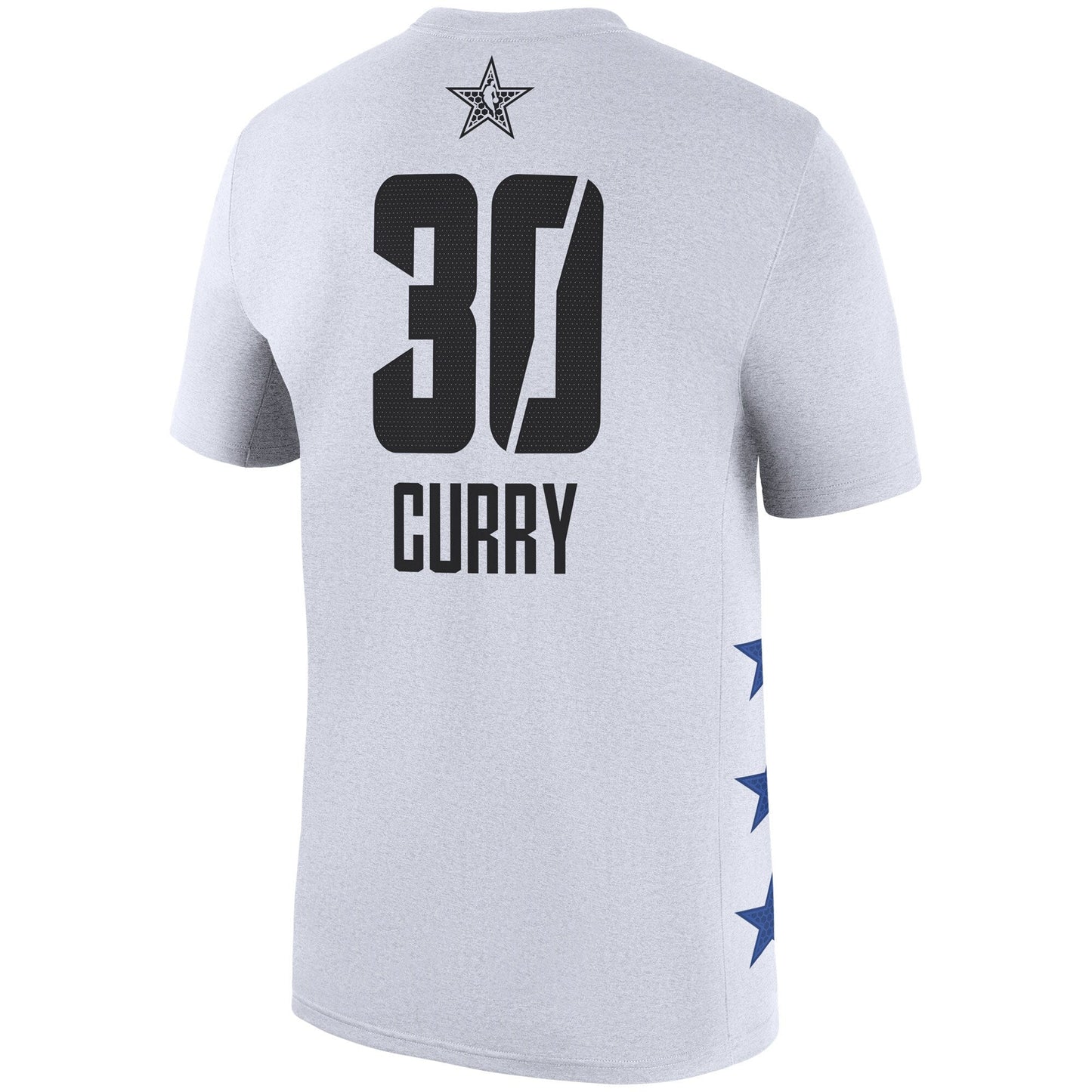 Men's Air Jordan NBA Gsw 2019 NBA All-Star Esteph Curry Game Name & Number T-Shirt
