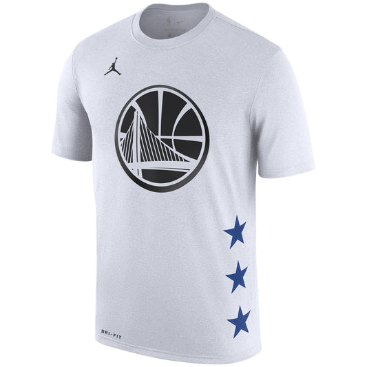 Men's Air Jordan NBA Gsw 2019 NBA All-Star Esteph Curry Game Name & Number T-Shirt