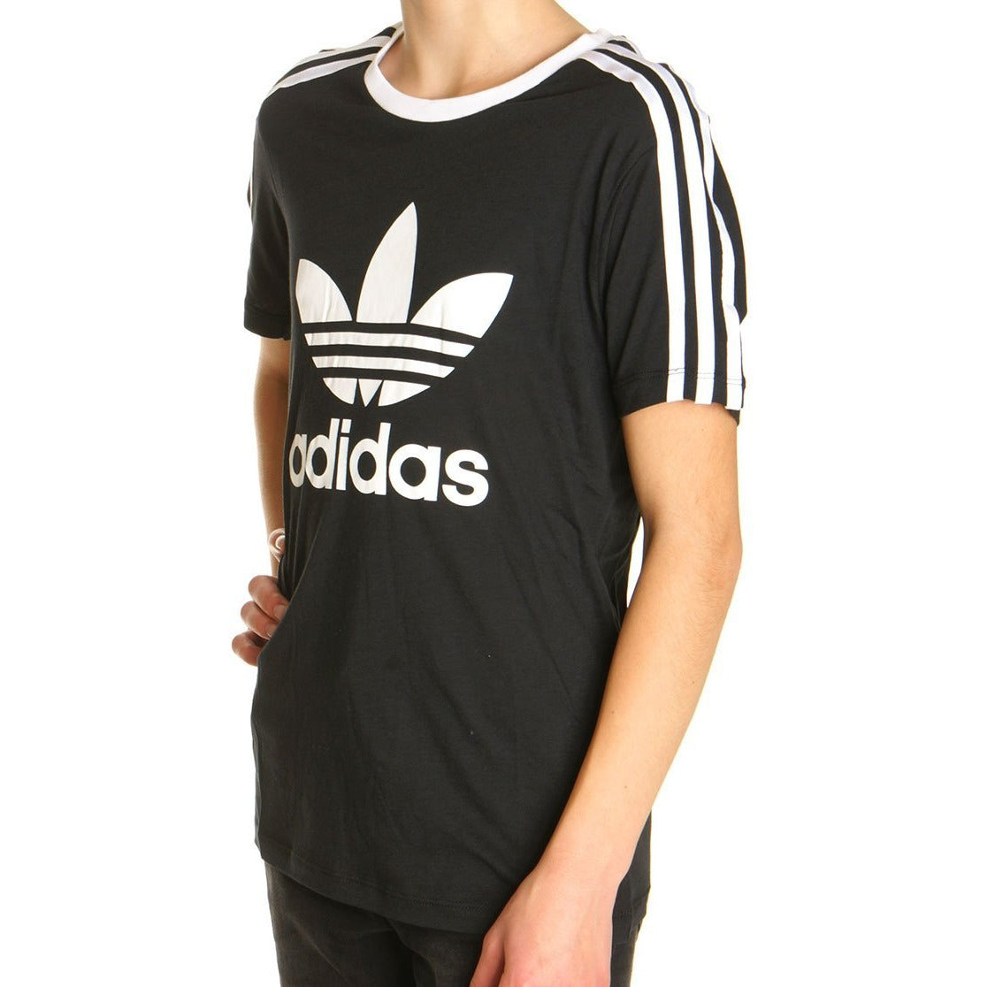 adidas Youth Juniors 3 Stripes Tee T-Shirts