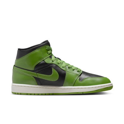 Air Jordan Women's Retro 1 Mid 'Altitude Green' Sneakers