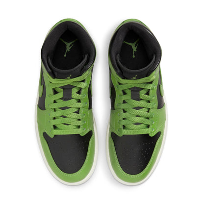 Air Jordan Women's Retro 1 Mid 'Altitude Green' Sneakers