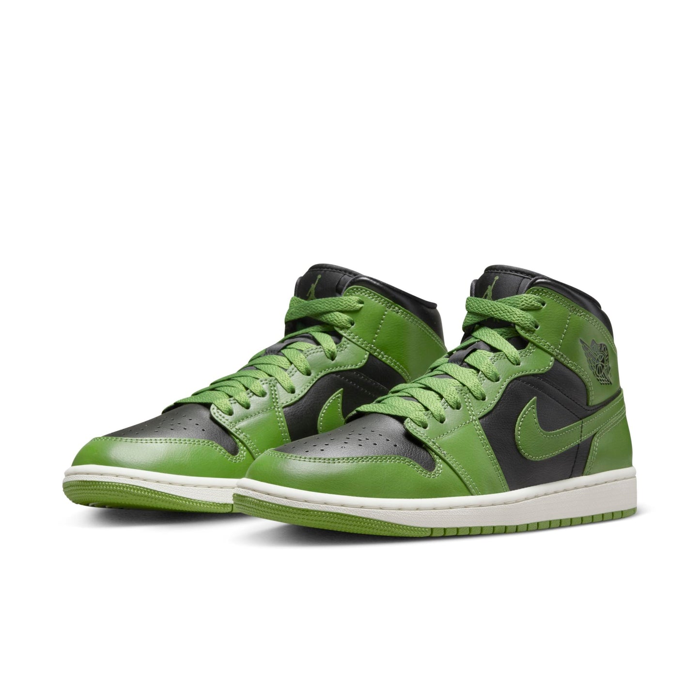 Air Jordan Women's Retro 1 Mid 'Altitude Green' Sneakers