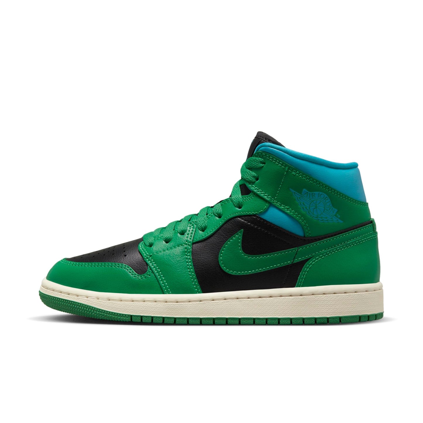 Women's Air Jordan Retro 1 Mid 'Lucky Green Aquatone'