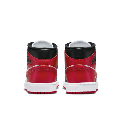 Air Jordan Women's Retro 1 Mid 'Alternate Bred Toe' Sneakers