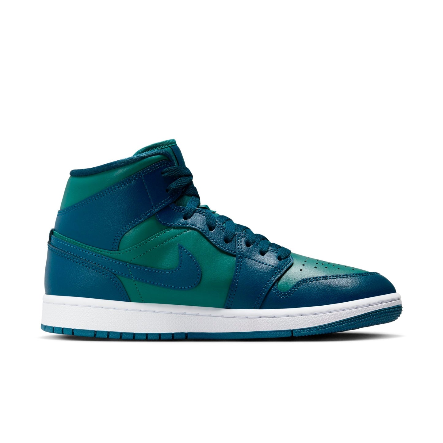 Women's Air Jordan Retro1 Mid 'Teal French Blue'