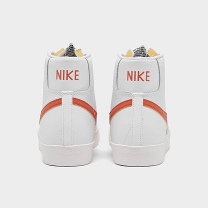 Nike Men's Blazer Mid 77 Vintage 'White Mantra Orange' - BQ6806-110