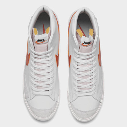 Nike Men's Blazer Mid 77 Vintage 'White Mantra Orange' - BQ6806-110