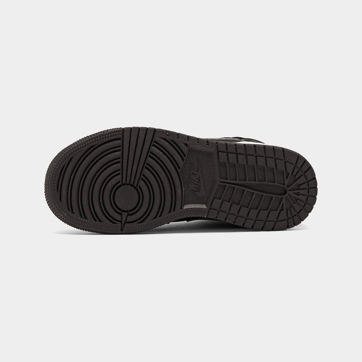 [bq6931-012] Grade School Air Jordan Retro 1 Mid Se Gs 'black Anthracite'