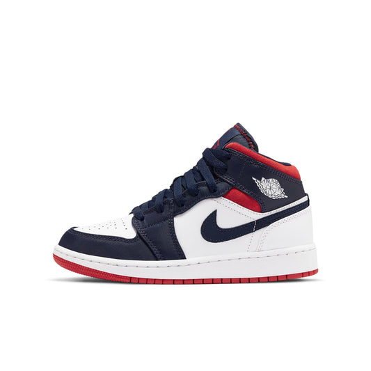 Grade School Air Jordan Retro 1 Mid 'Se Usa' (Gs)