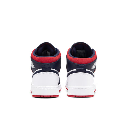Air Jordan Grade School Retro 1 Mid 'Se Usa' Gs Sneakers