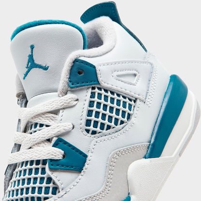 Toddlers Air Jordan Retro 4 Td 'Military Blue' 2024 - BQ7670-141