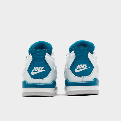 Toddlers Air Jordan Retro 4 Td 'Military Blue' 2024 - BQ7670-141