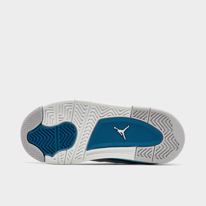 Toddlers Air Jordan Retro 4 Td 'Military Blue' 2024 - BQ7670-141