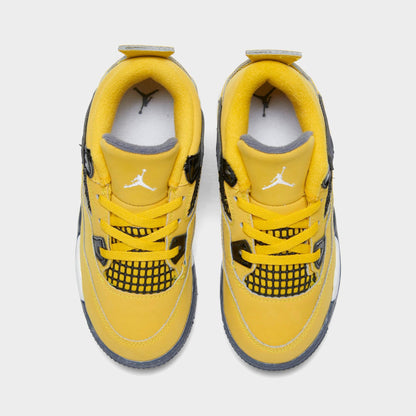 Air Jordan Toddlers Retro 4 'Lightning 2021' Td Sneakers