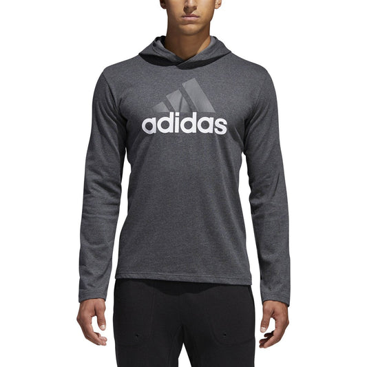 Mens Adidas Long Sleeve Badge Of Sport Hoody