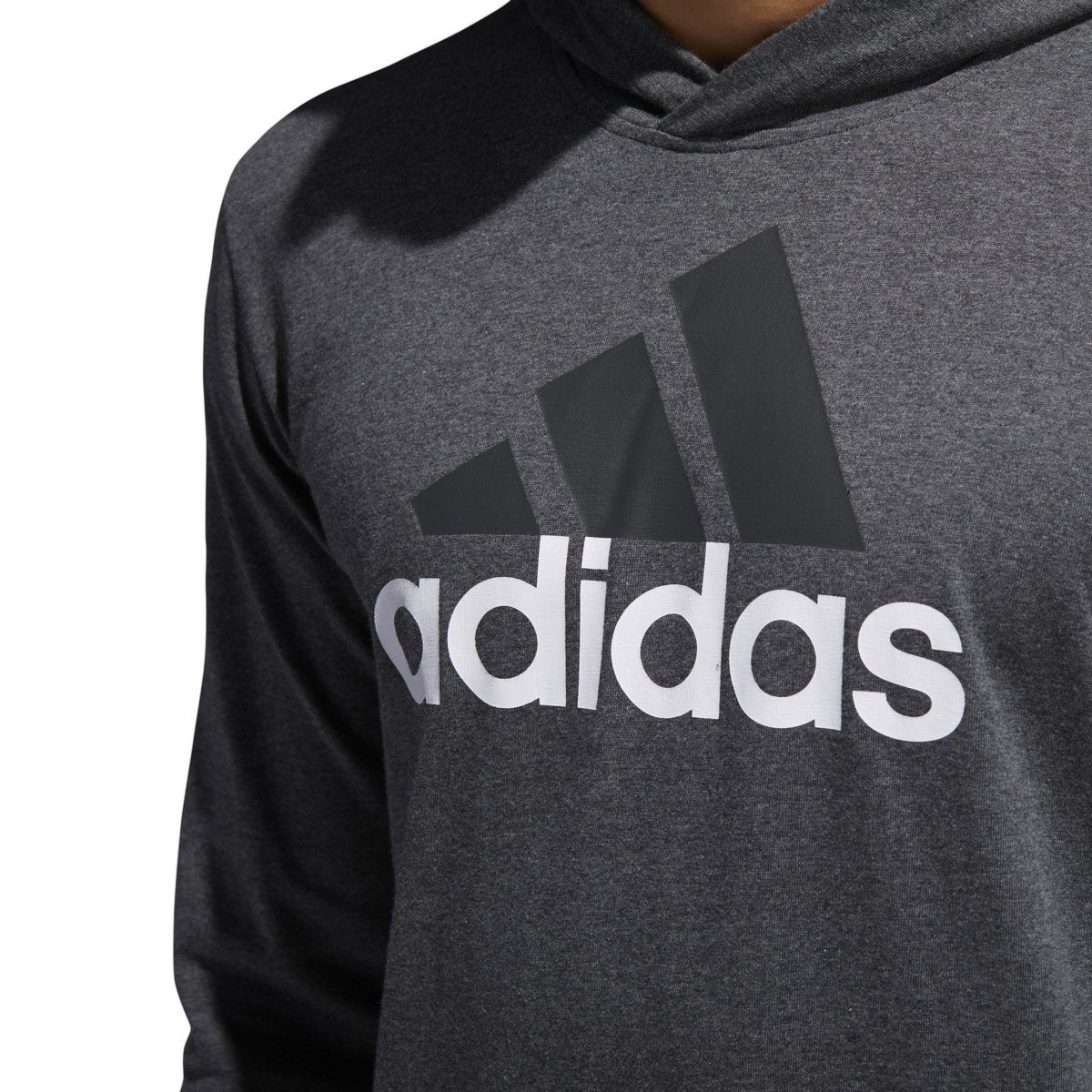 Mens Adidas Long Sleeve Badge Of Sport Hoody