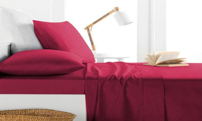 4-Piece Set: 100% Egyptian-Quality Cotton 1000 Thread Count Deep Pocket Luxury Sheets