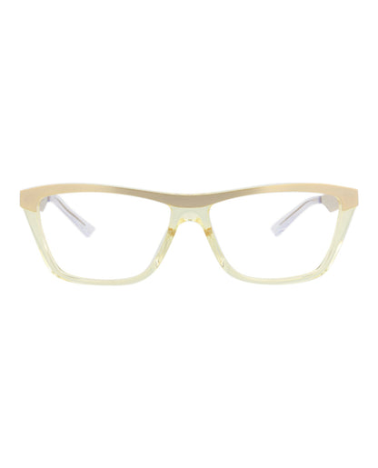 Bottega Veneta Cat Eye-Frame Metal Optical Frames