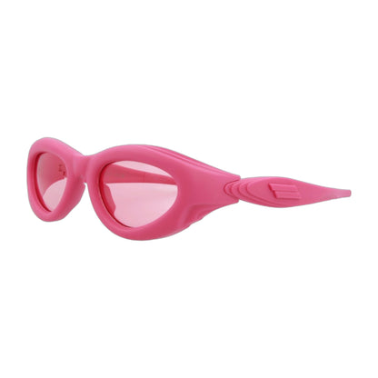 Bottega Veneta Oval-Frame Injection Sunglasses
