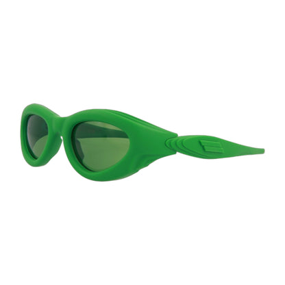 Bottega Veneta Round-Frame Injection Sunglasses