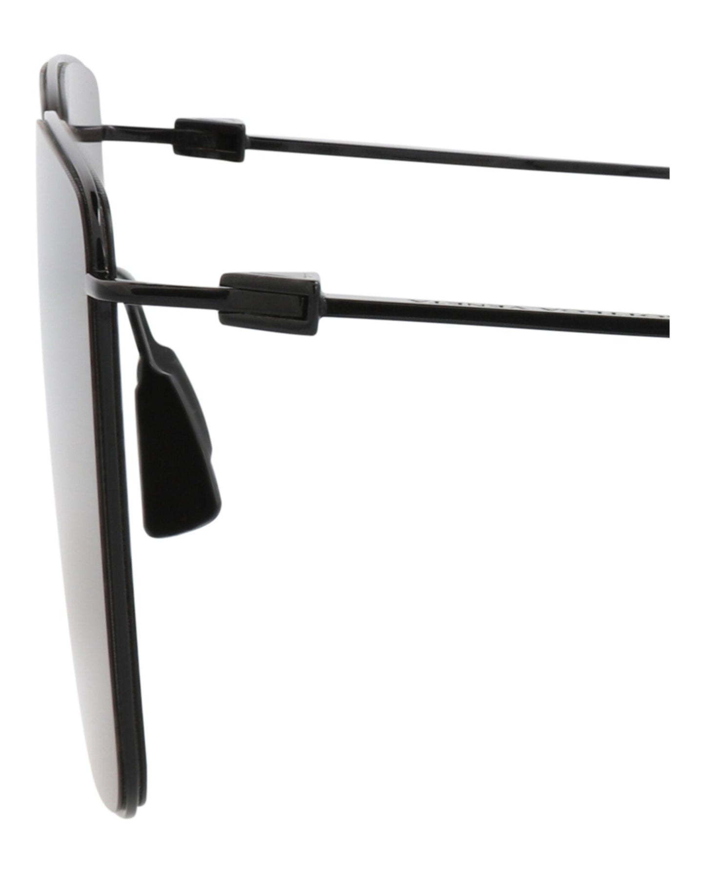 Bottega Veneta Square-Frame Metal Sunglasses