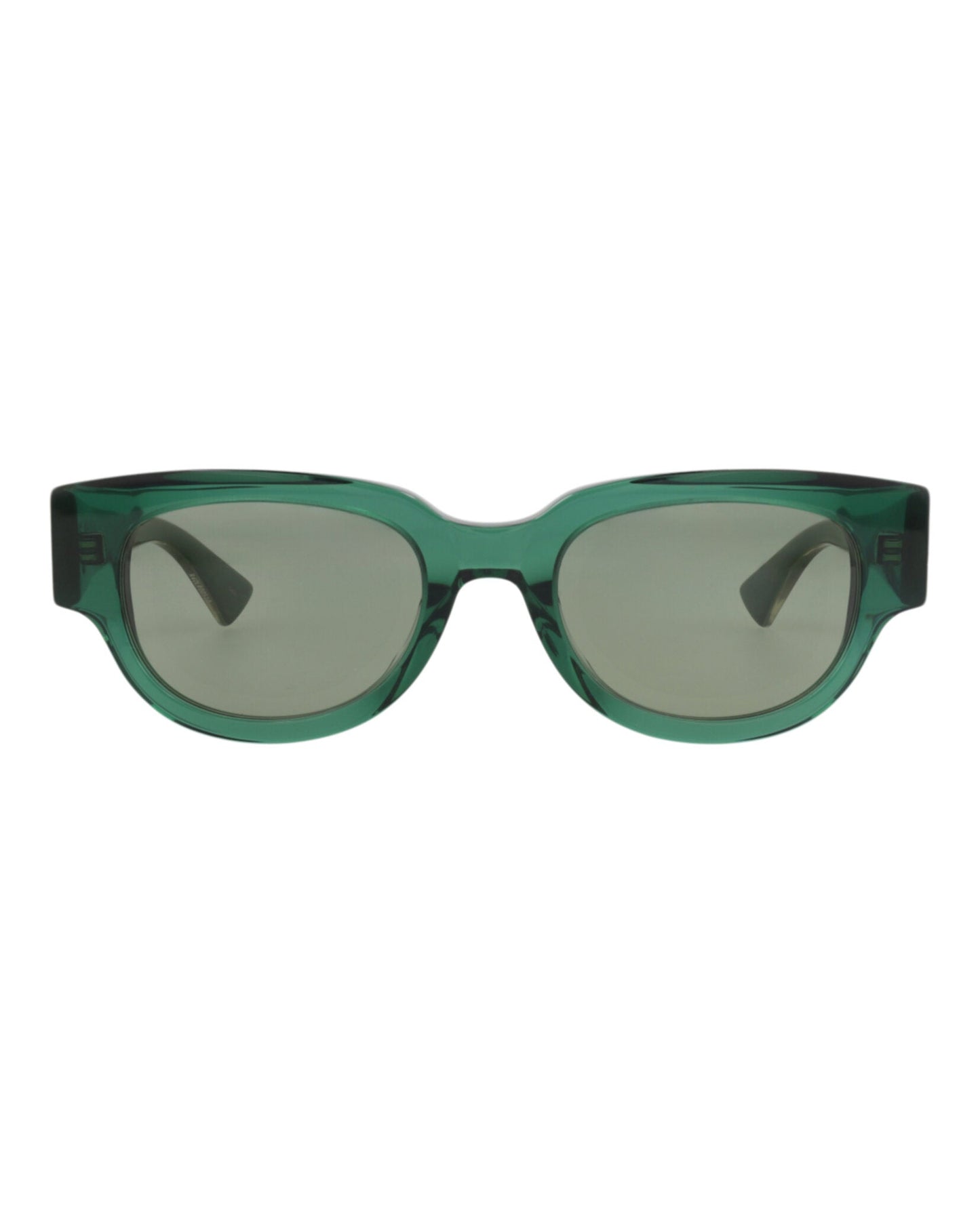 Bottega Veneta Round-Frame Recycled Acetate Sunglasses