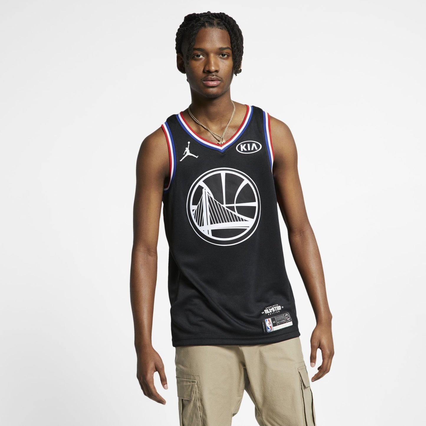 Men's Air Jordan NBA Gs Warriors Stephen Curry 2019 All Star