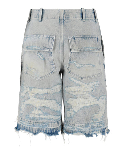 Givenchy Distressed Denim Shorts