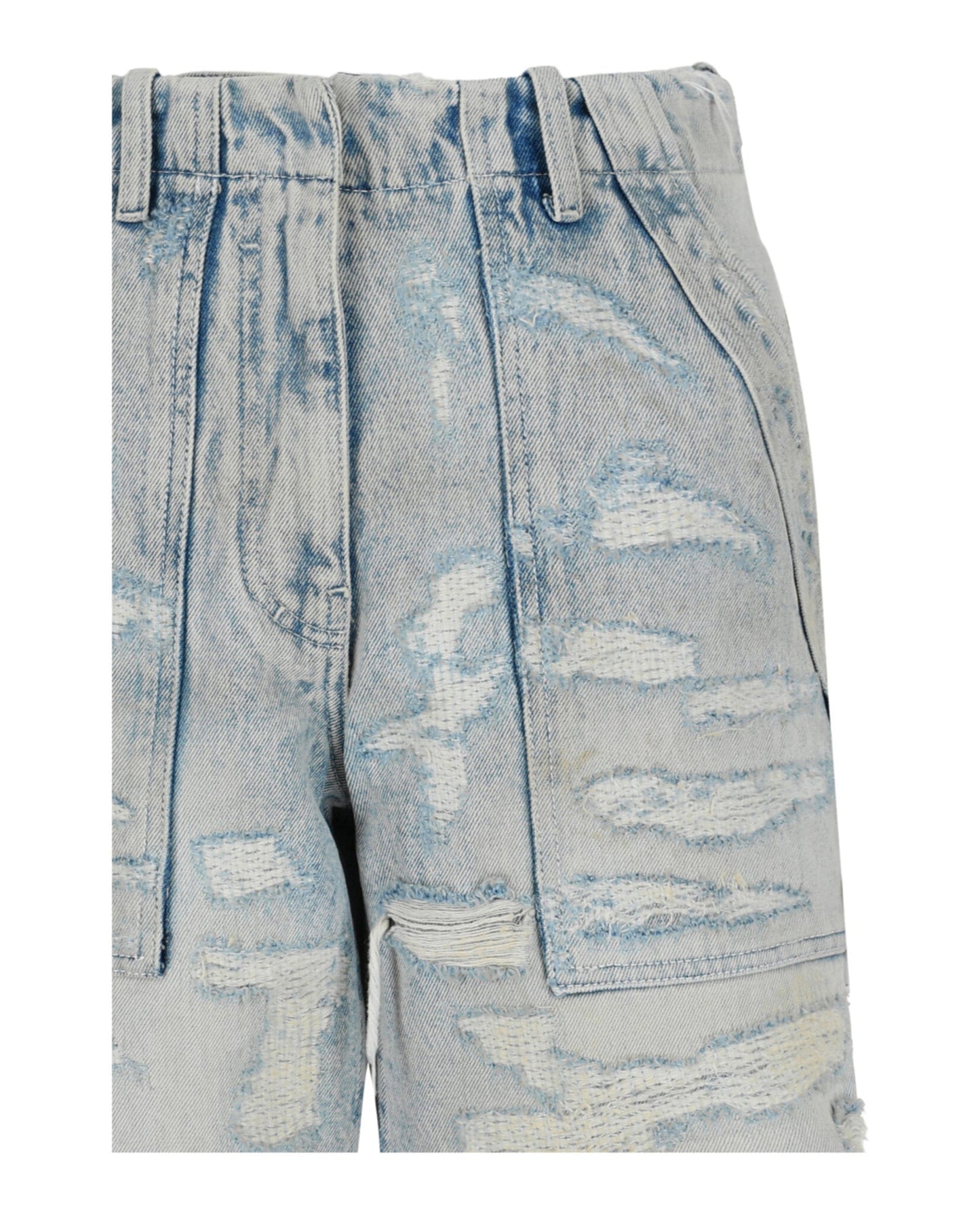 Givenchy Distressed Denim Shorts