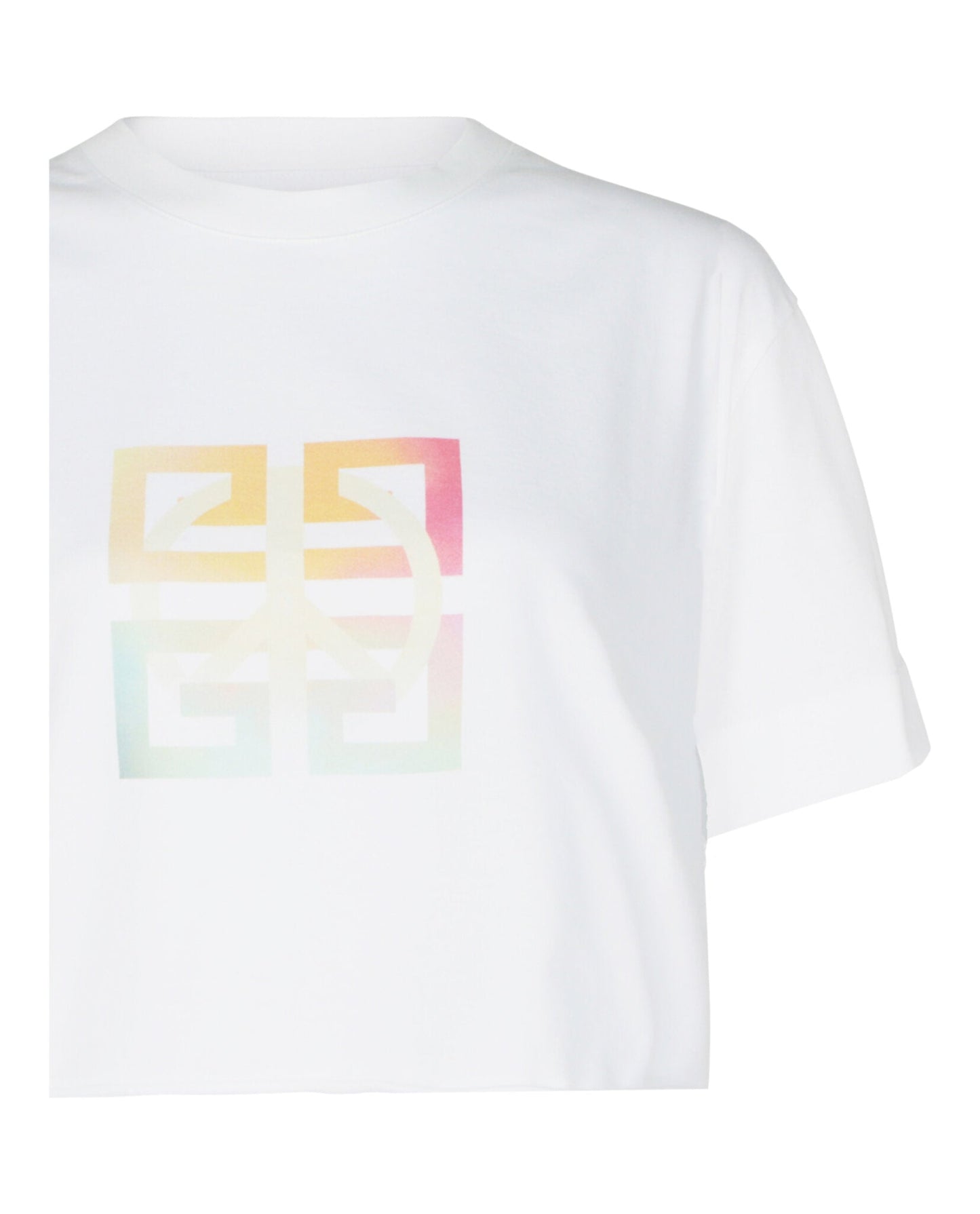 Givenchy 4G Peace Logo Crop Top