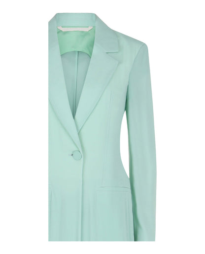 Givenchy Single-Breasted Sheer Longline Coat