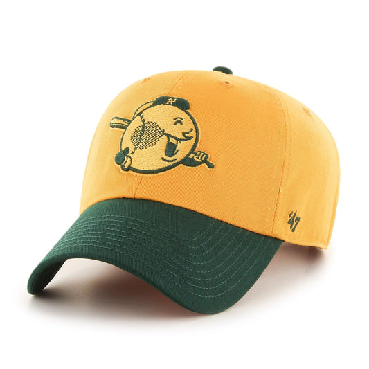 47 Brand Men's Oakland Athletics Clean Up Strapback Cap