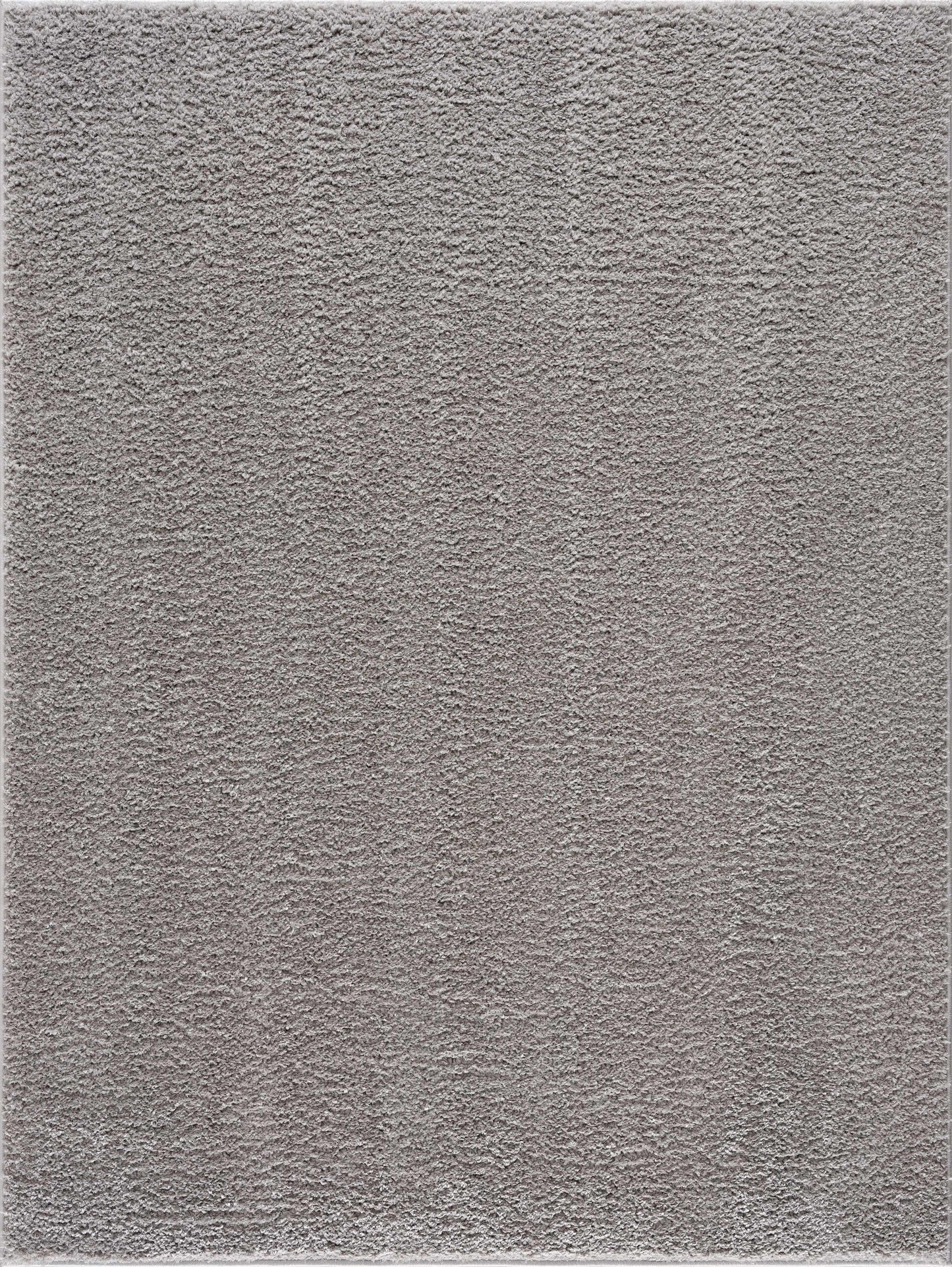 Judy Solid Gray Washable Shag Rug - Clearance