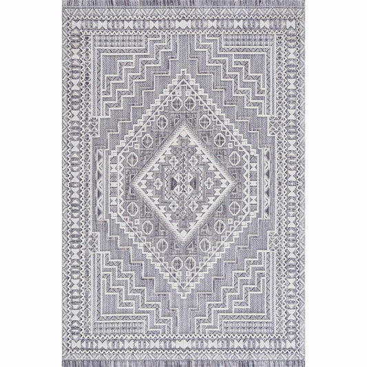 Alya 3D Saxony with Fringes Area Rug - Clearance