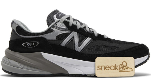 New Balance Men's 990V6 'Miusa Black Grey White' Sneakers