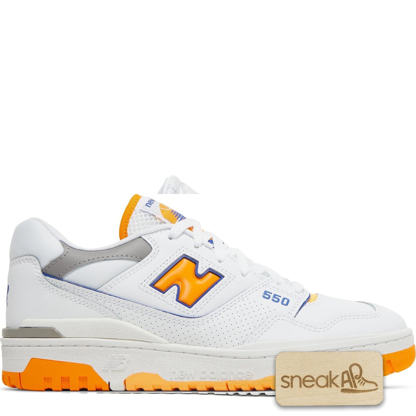 Men's New Balance 550 'White Vibrant Orange'