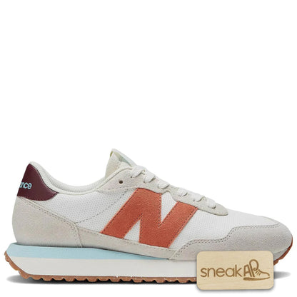 New Balance Men's 237 'White Ghost Pepper' Sneakers