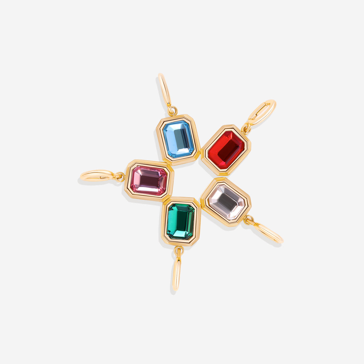 Mint & Lily Baguette Birthstone Charm