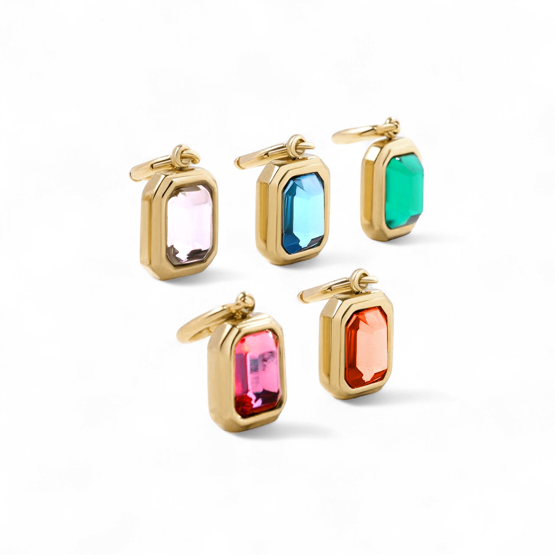 Mint & Lily Baguette Birthstone Charm