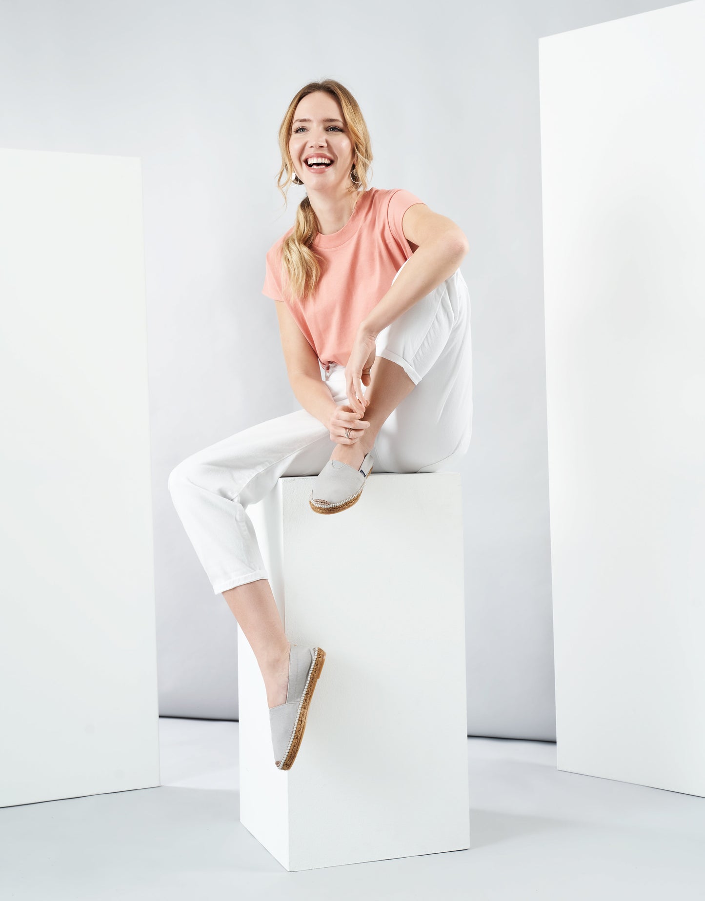 Barceloneta Canvas Espadrille Flats by Viscata